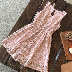 Dainty Hooligan Lace Open Back Dress